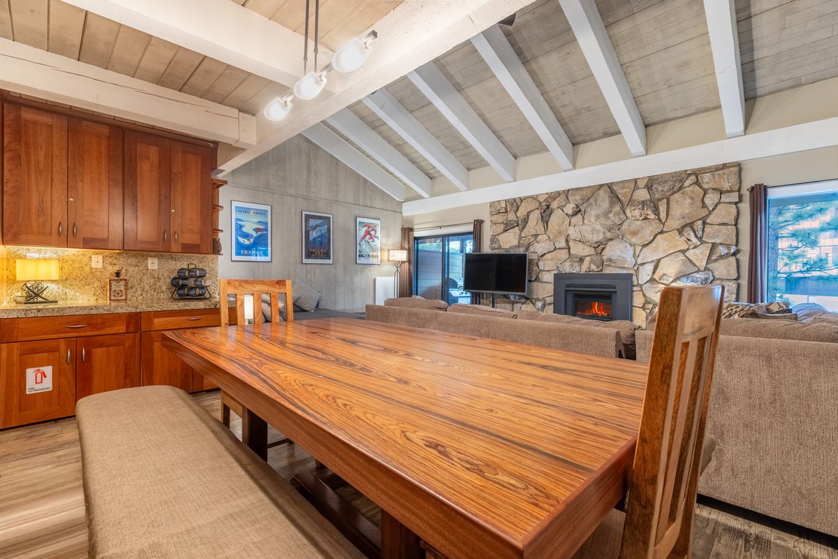 Custom wood dining table