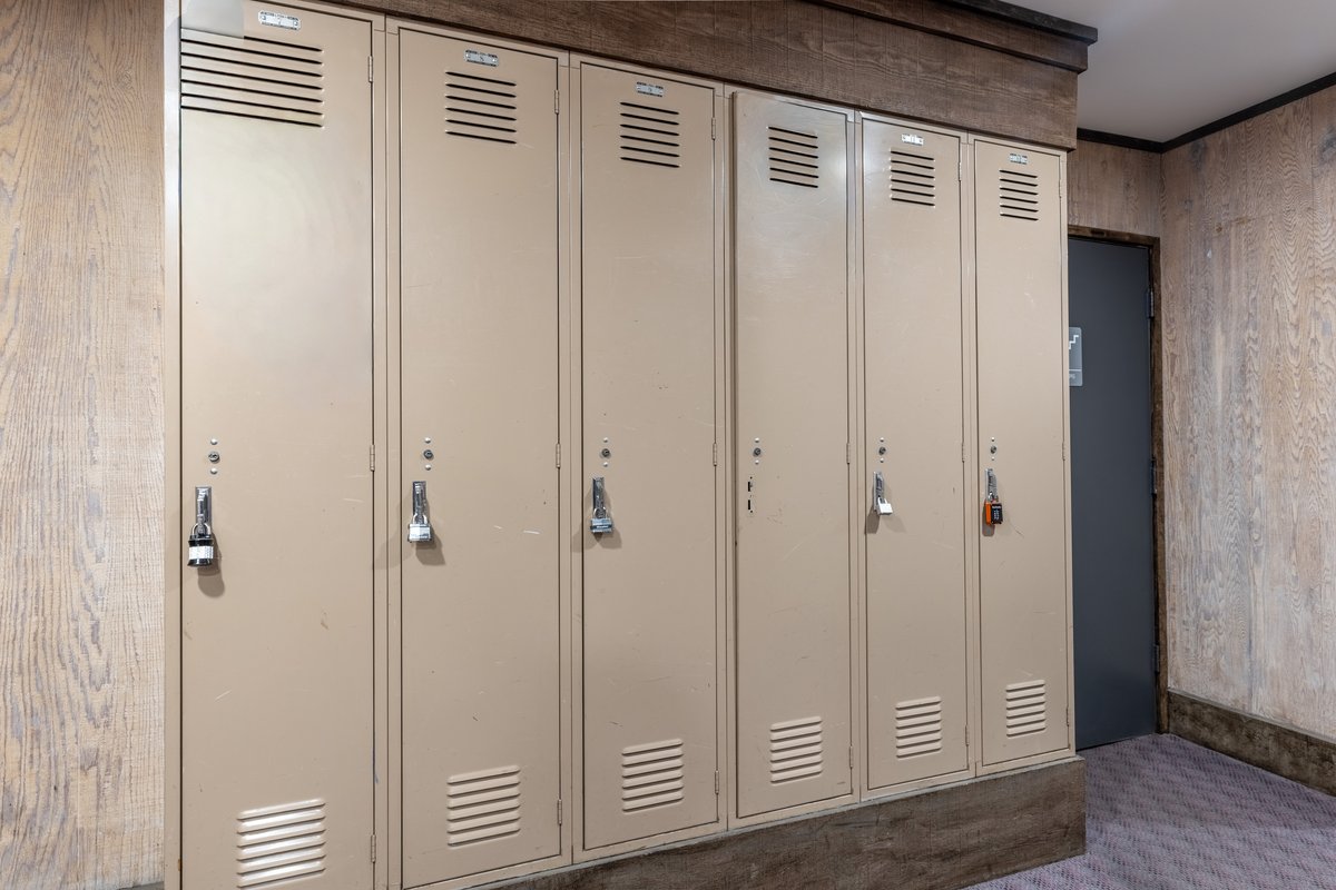 Ski lockers and gear storage at the Fireside 314 complex